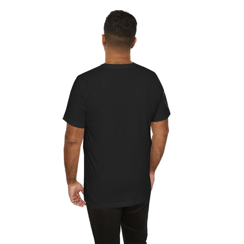 Designer Monogram Tee — Brown GG Pattern with Red "VZAI" Accent